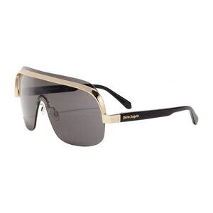NEW PALM ANGELS SUNGLASSES BLACK/GOLD UNISEX EYEWEAR PERI10I KING 1007